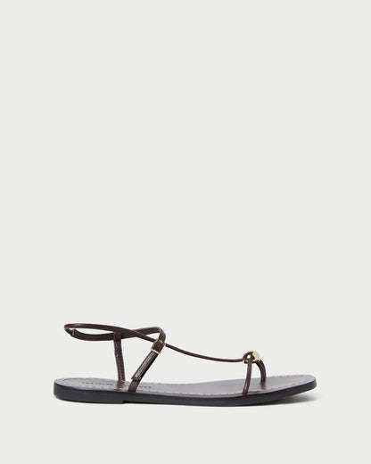 Lara Espresso Leather Sandal | Loeffler Randall Women