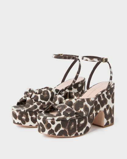Liza Leopard Platform Sandal | Loeffler Randall Women