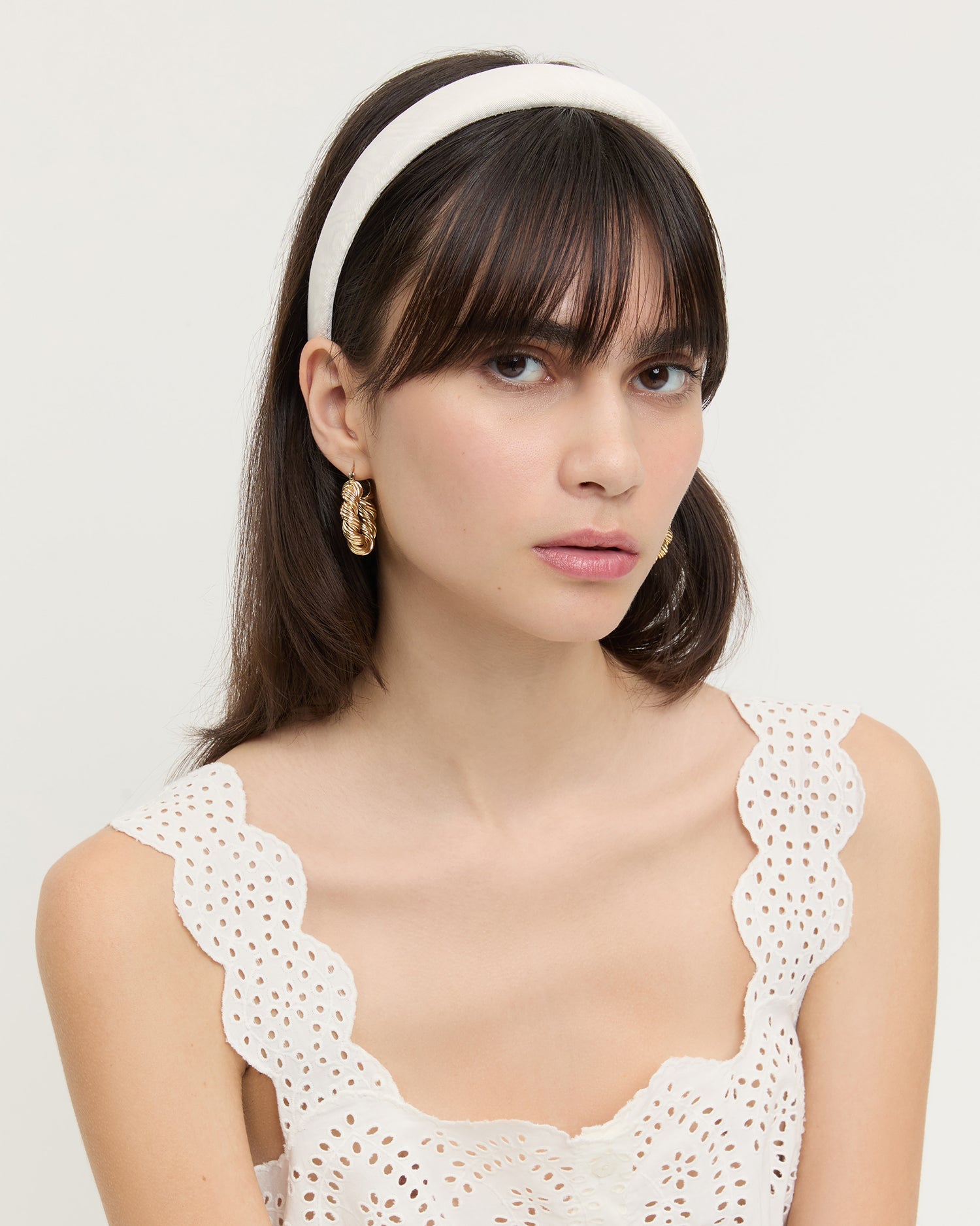 Marina Cream Puffy Headband | Loeffler Randall Women