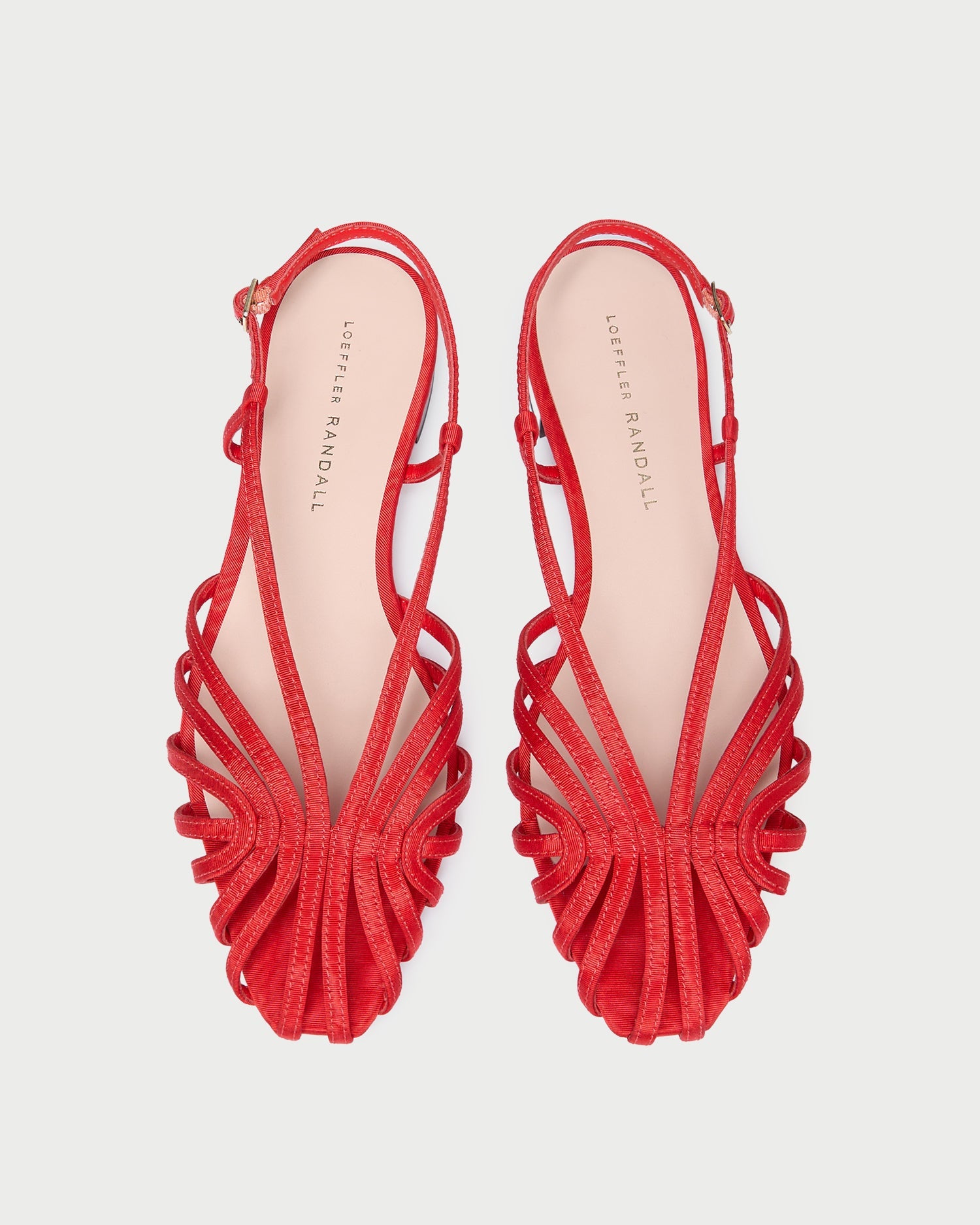Devon Red Moiré Slingback Sandal | Loeffler Randall Women