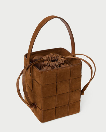 Laith Cacao Woven Bucket Bag | Loeffler Randall Women