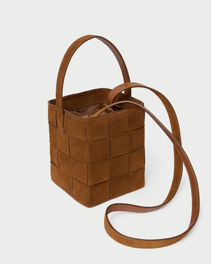 Laith Cacao Woven Bucket Bag | Loeffler Randall Women