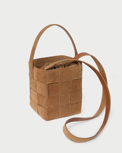 Laith Toffee Suede Bucket Bag | Loeffler Randall Women