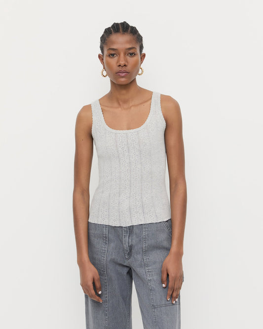 Rylee Pointelle Tank Top | Loeffler Randall Women