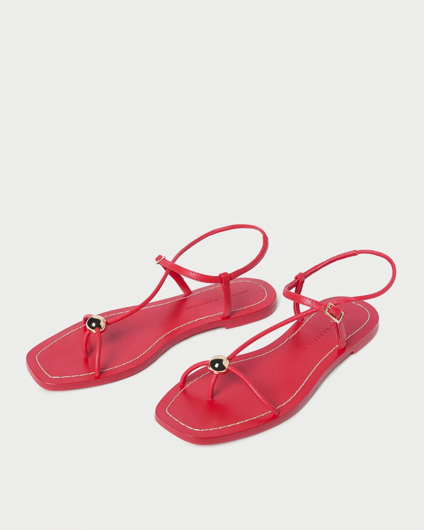 Lara Red Leather Sandal | Loeffler Randall Women