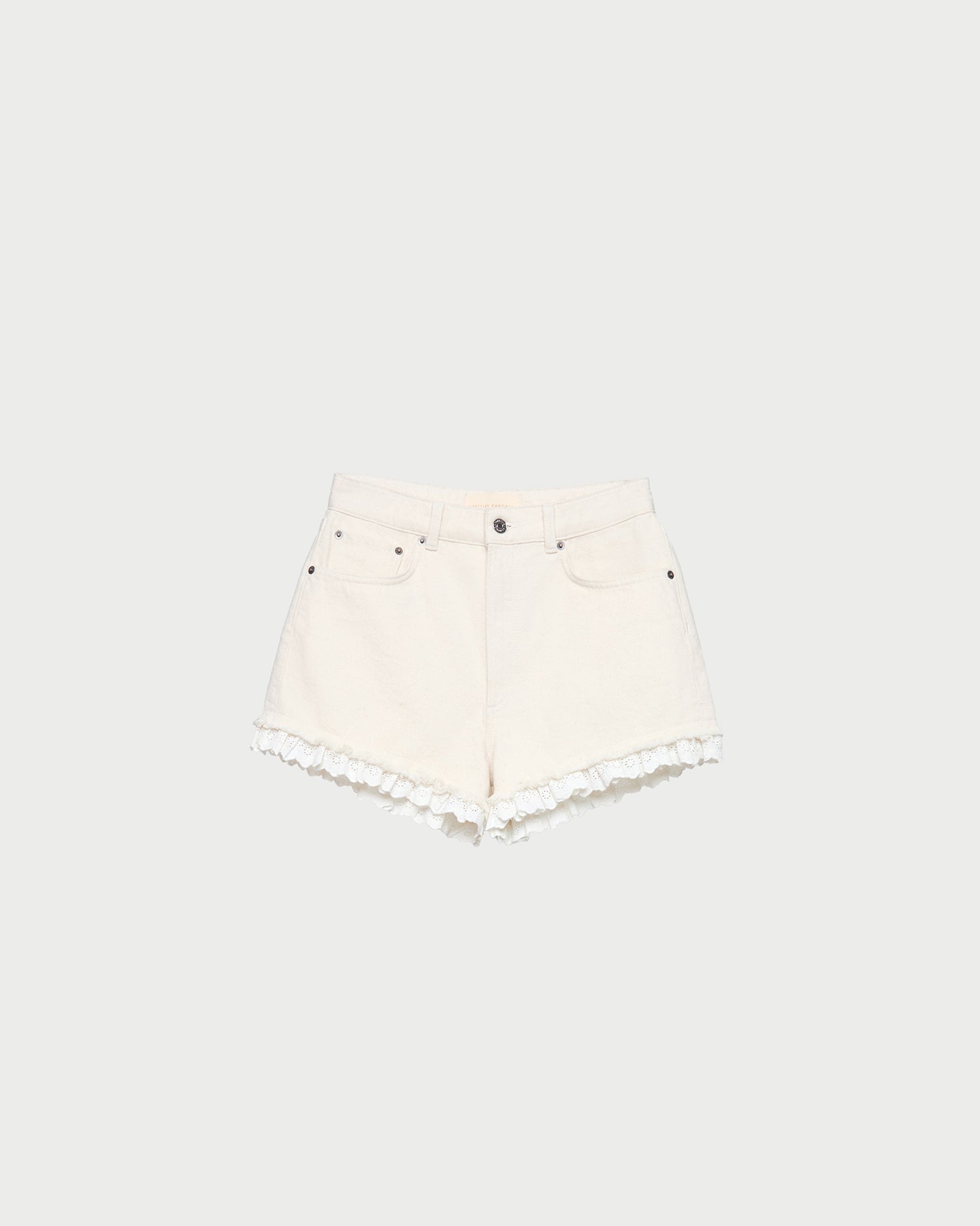 Kay Lace-Trimmed Denim Shorts | Loeffler Randall Women