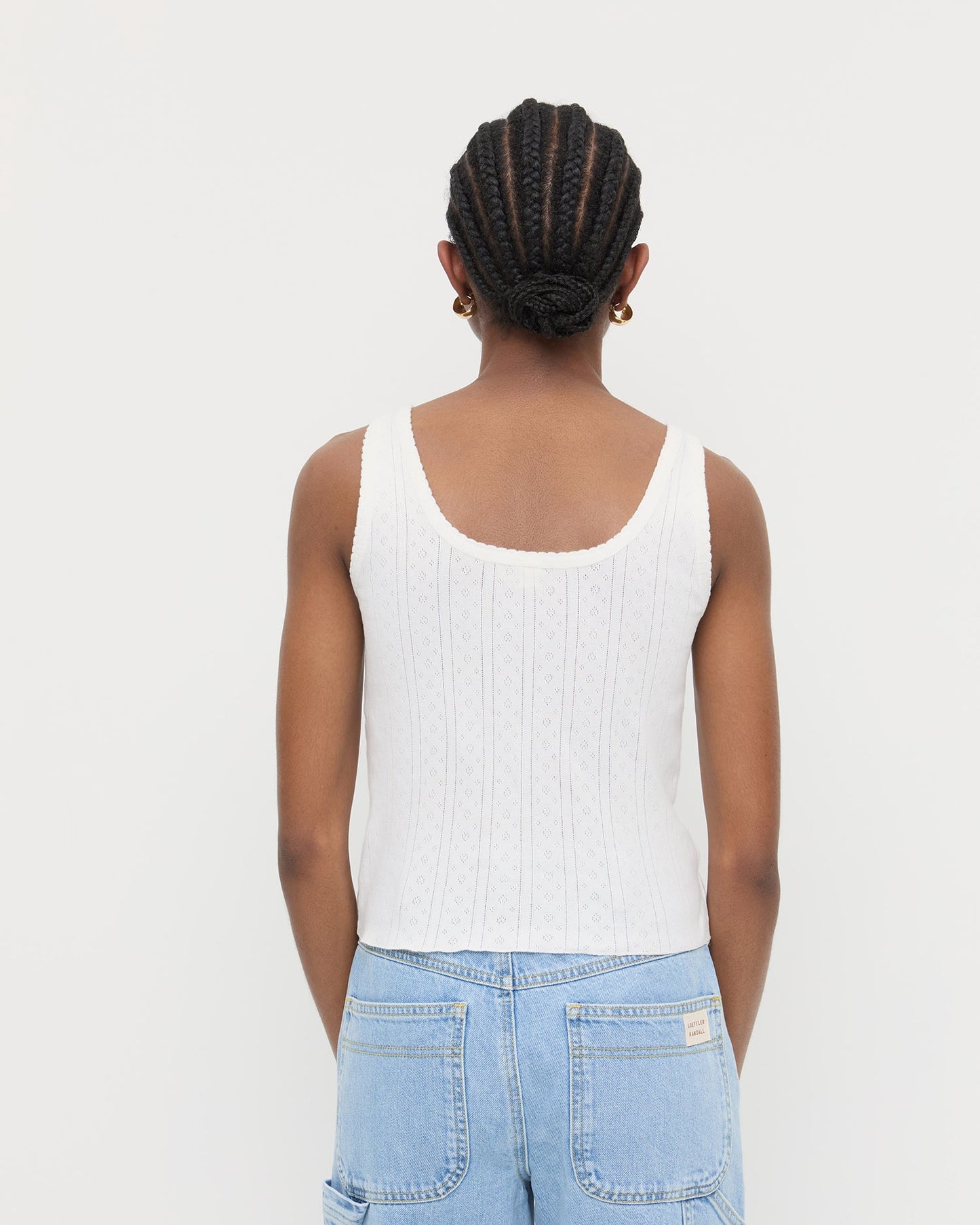 Rylee Pointelle Tank Top | Loeffler Randall Women
