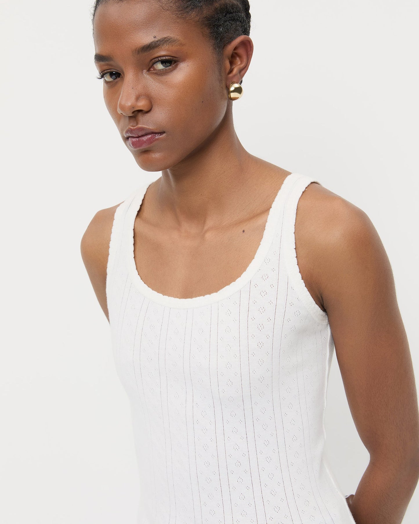 Rylee Pointelle Tank Top | Loeffler Randall Women