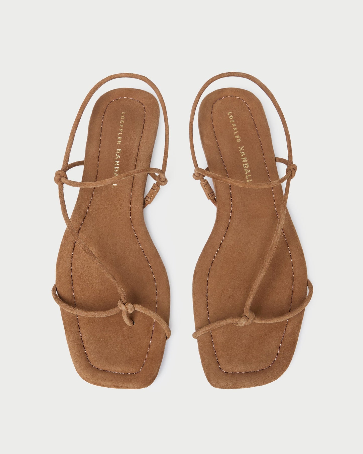 Eleanor Cacao Suede Strappy Sandal | Loeffler Randall Women
