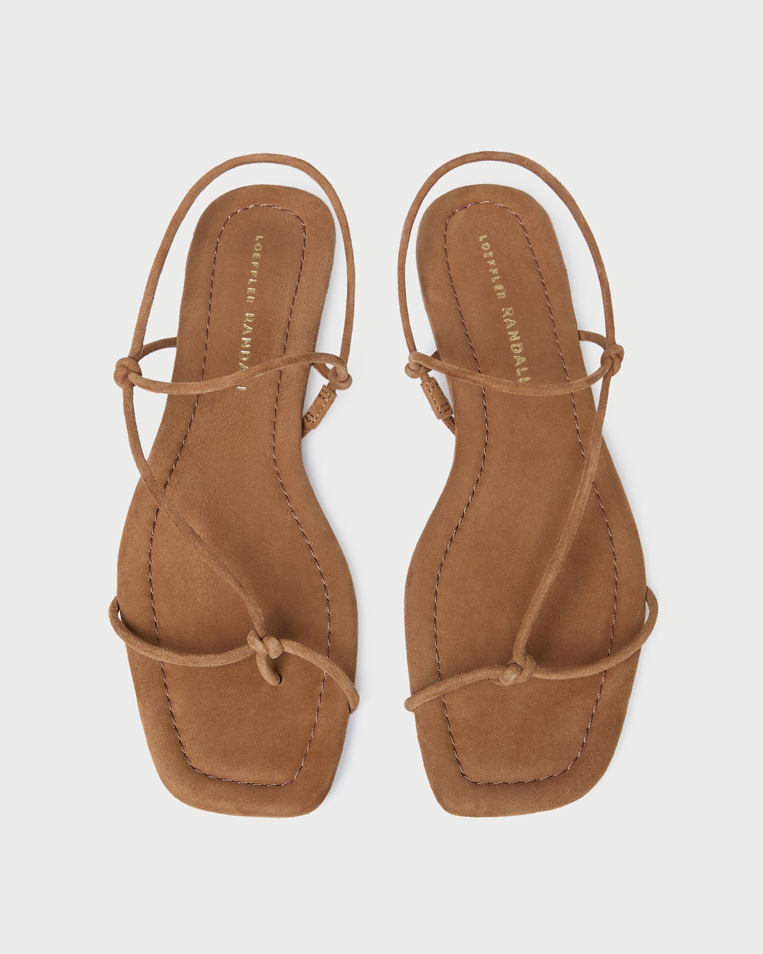 Eleanor Cacao Suede Strappy Sandal | Loeffler Randall Women