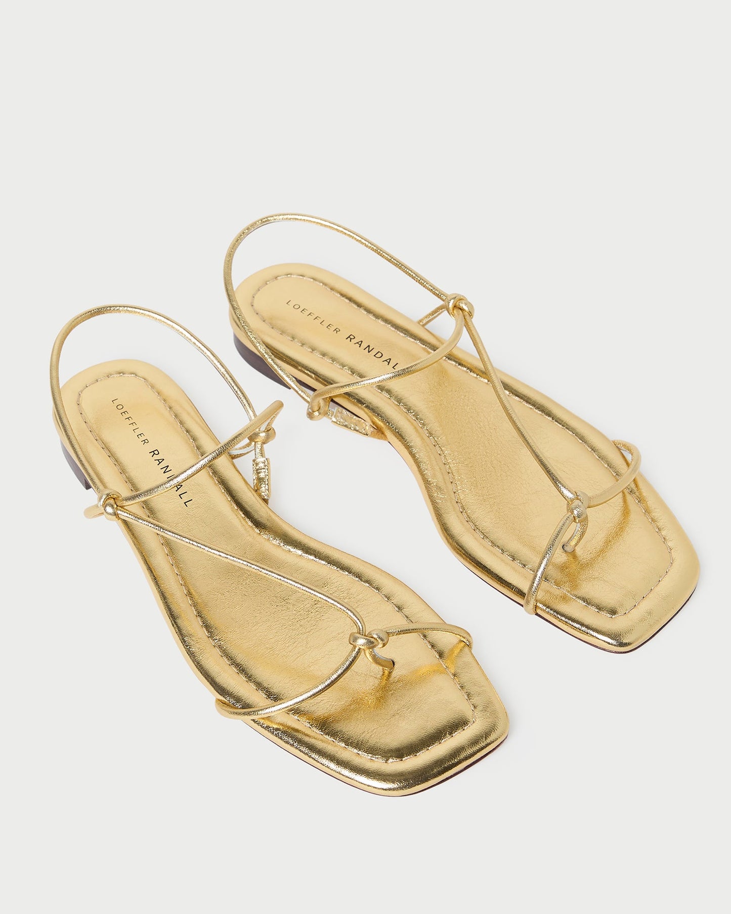 Eleanor Gold Strappy Sandal | Loeffler Randall Women