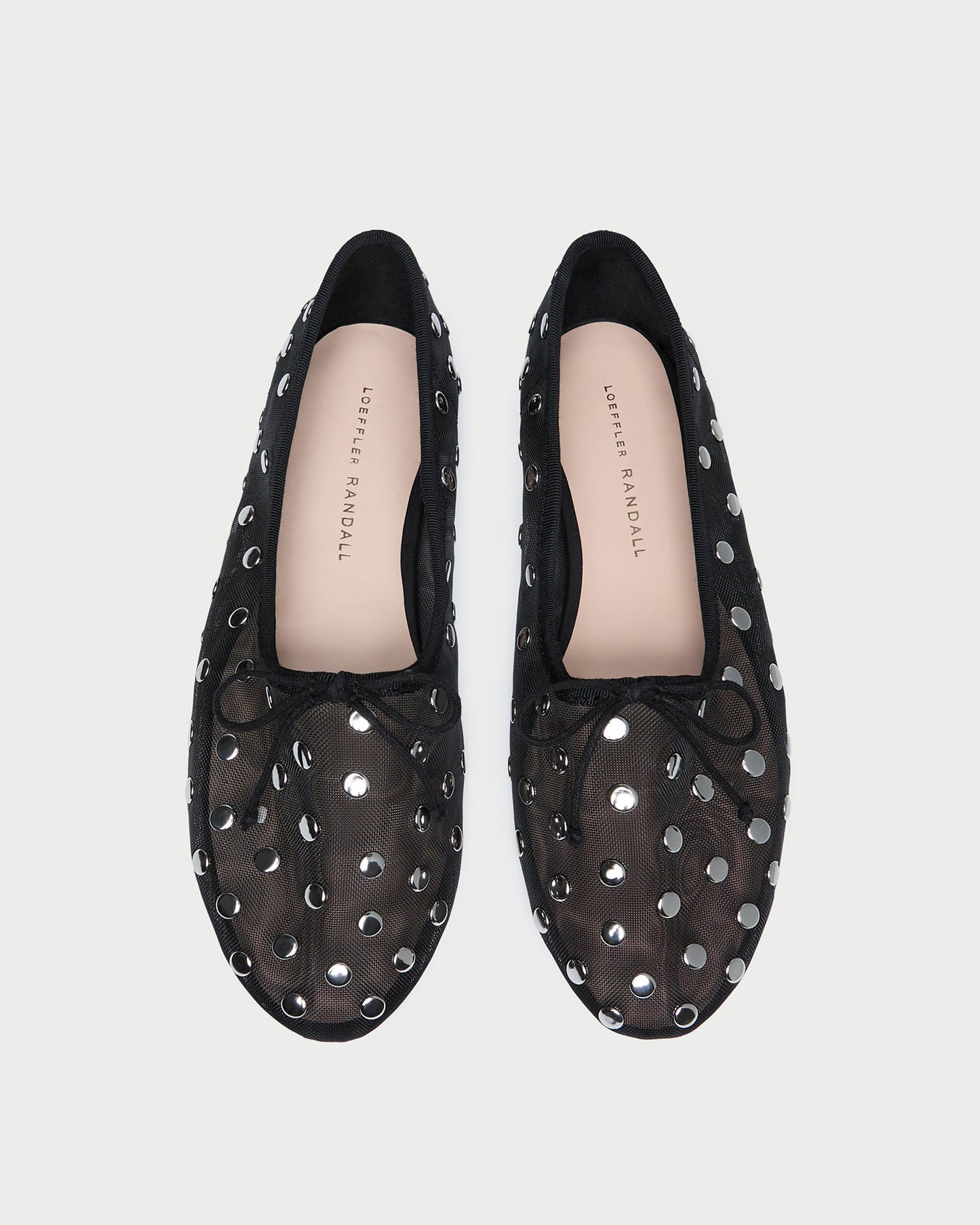 Landon Black/Silver Mesh Ballet Flat | Loeffler Randall Women