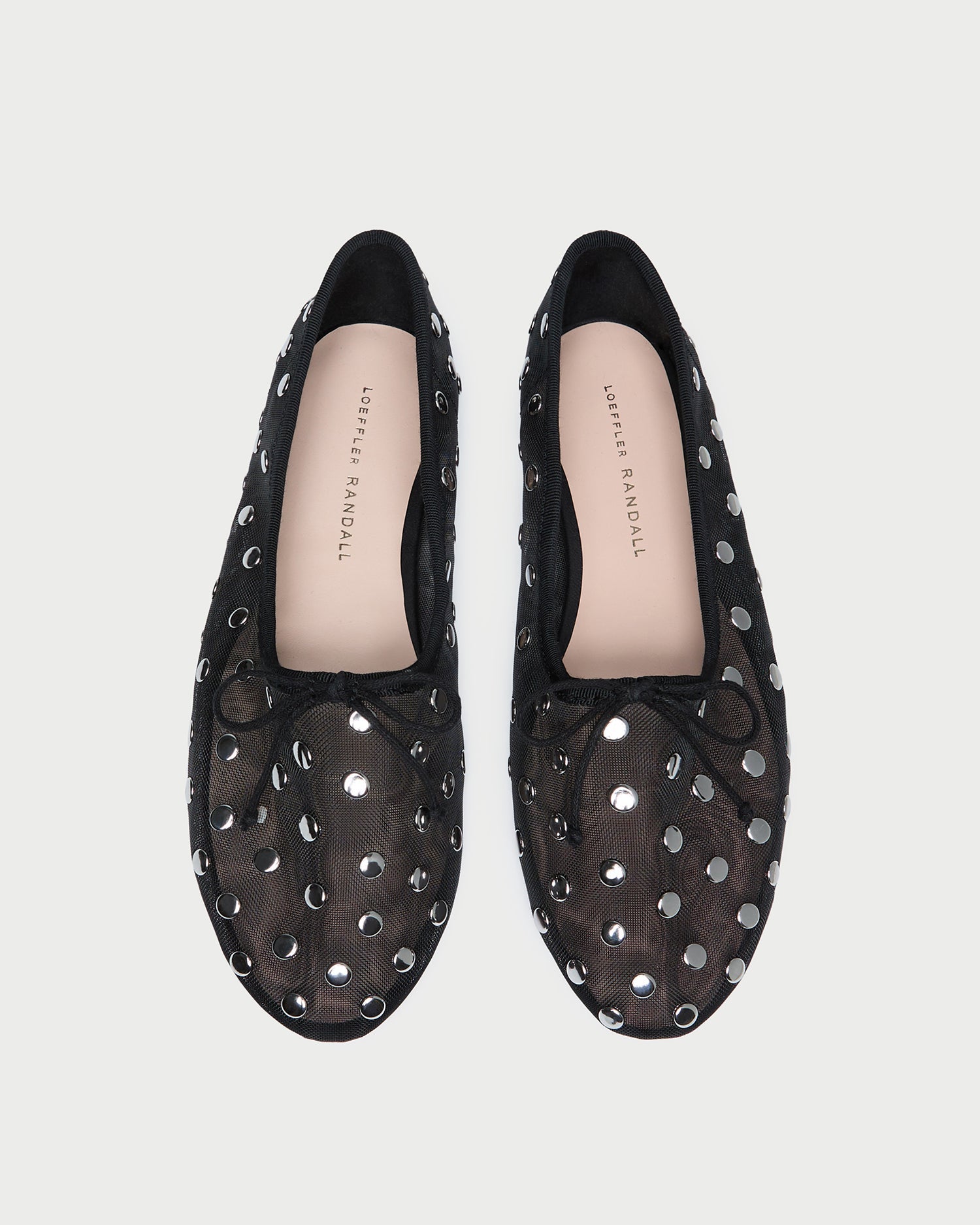 Landon Black/Silver Mesh Ballet Flat | Loeffler Randall Women