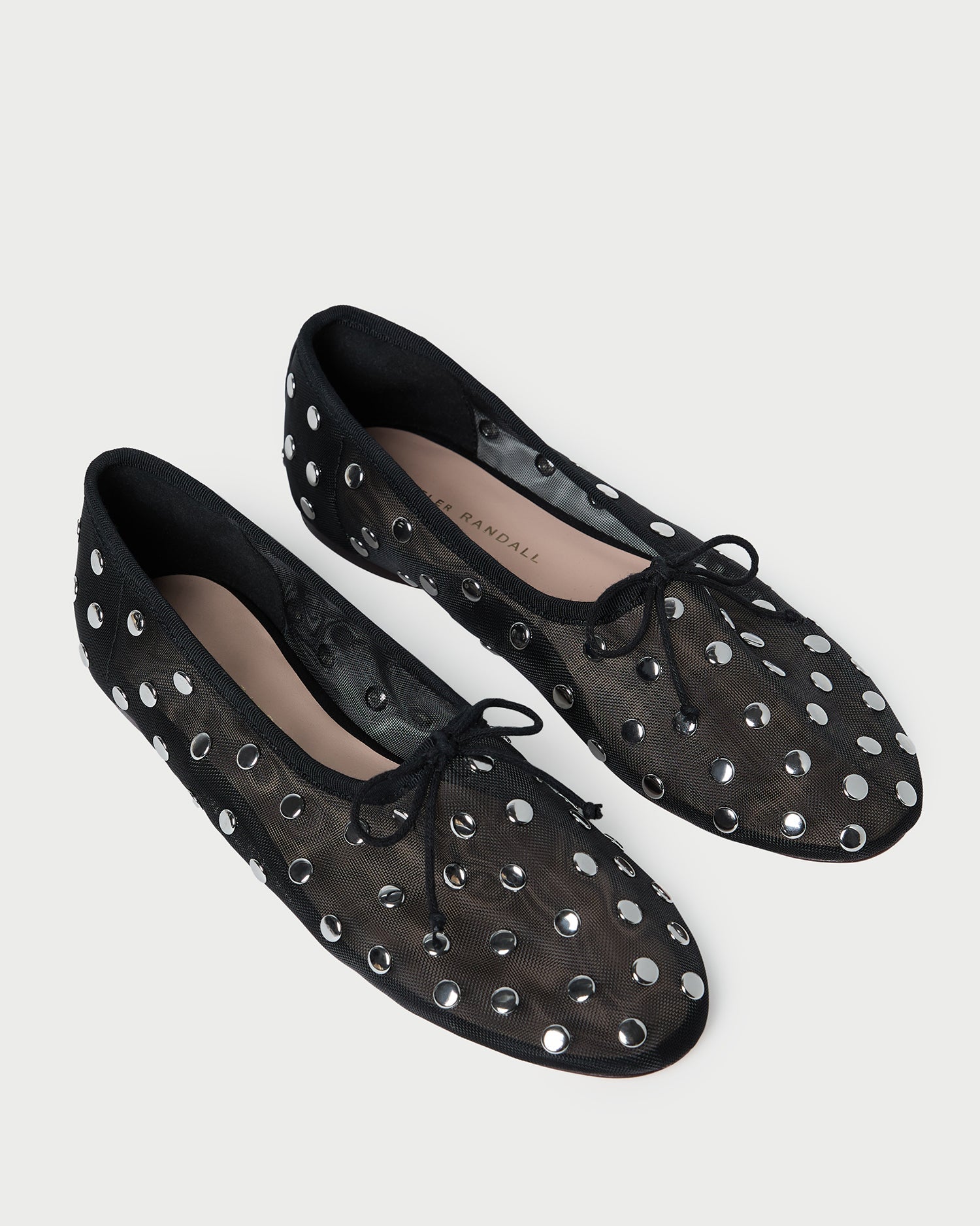 Landon Black/Silver Mesh Ballet Flat | Loeffler Randall Women