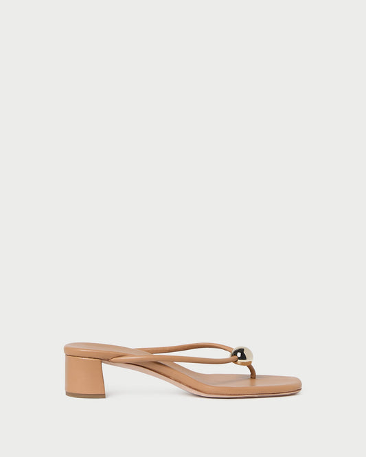 Odessa Dune Leather Heeled Sandal | Loeffler Randall Women