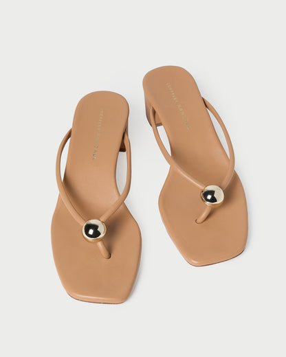 Odessa Dune Leather Heeled Sandal | Loeffler Randall Women