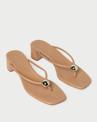 Odessa Dune Leather Heeled Sandal | Loeffler Randall Women