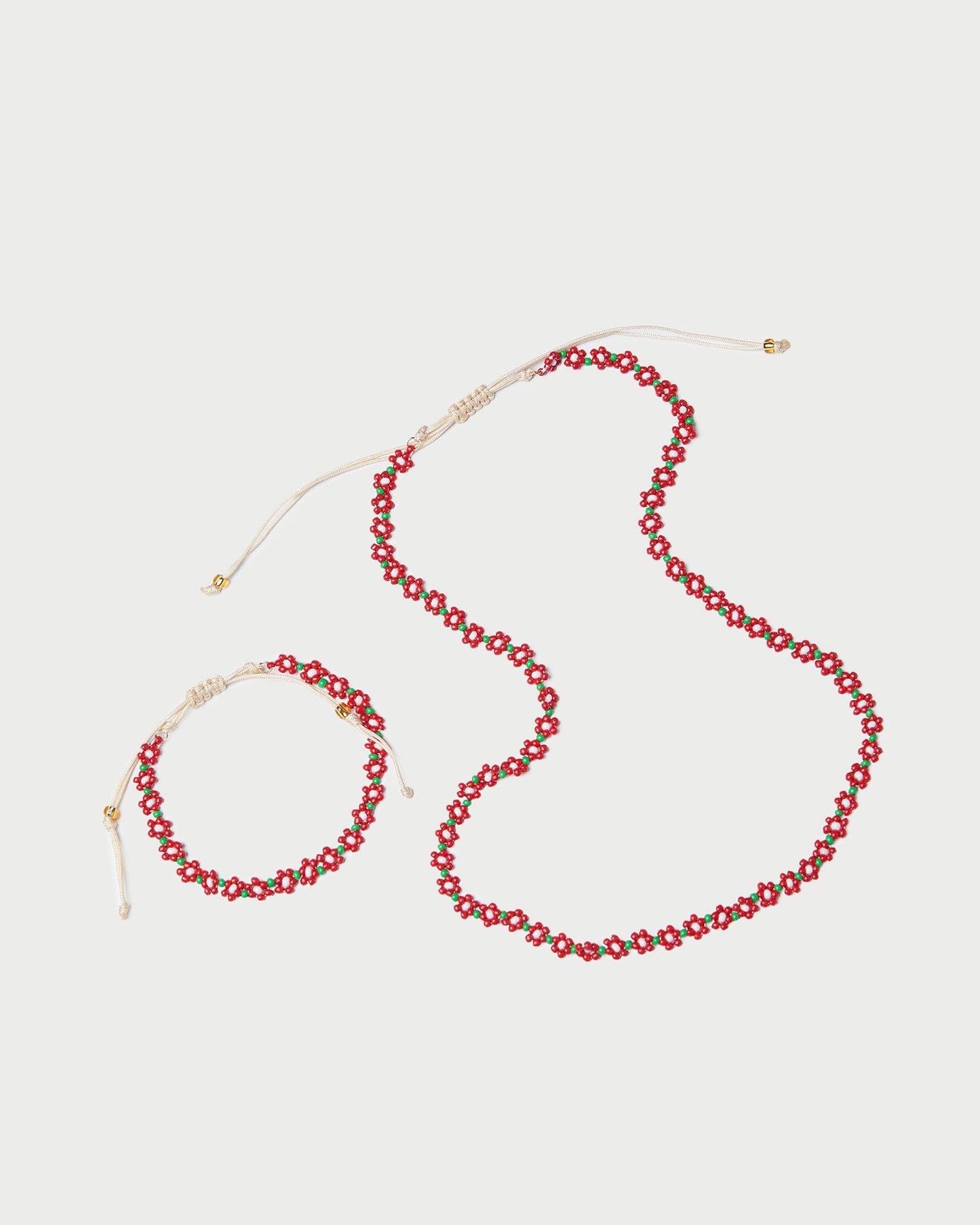 Flora Red/White Beaded Set | Loeffler Randall Women