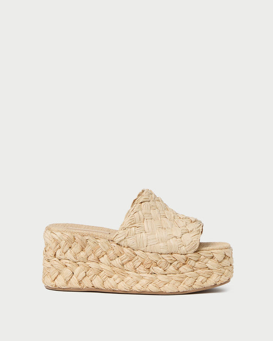 Aaron Natural Braided Straw Mule | Loeffler Randall Women