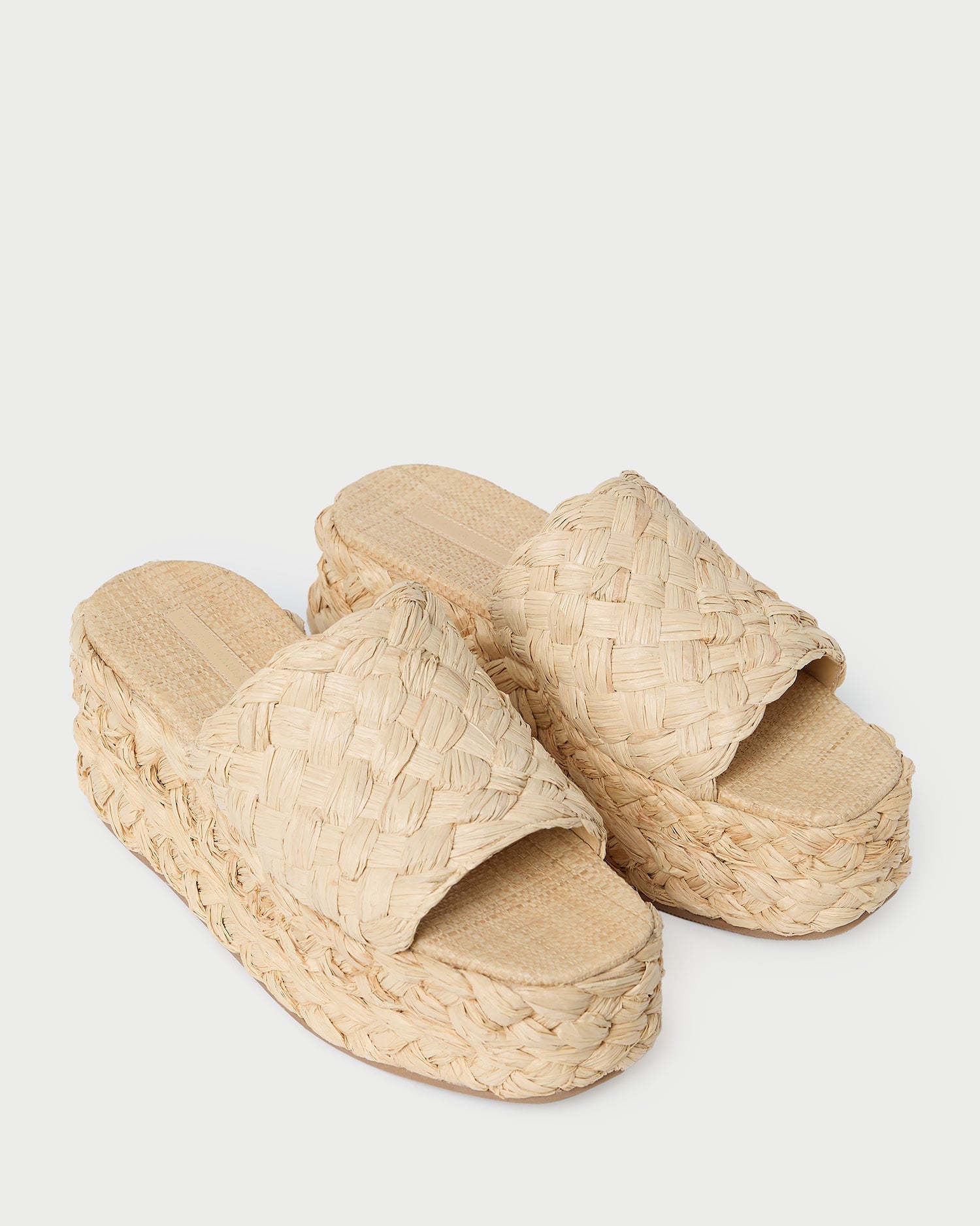 Aaron Natural Braided Straw Mule | Loeffler Randall Women