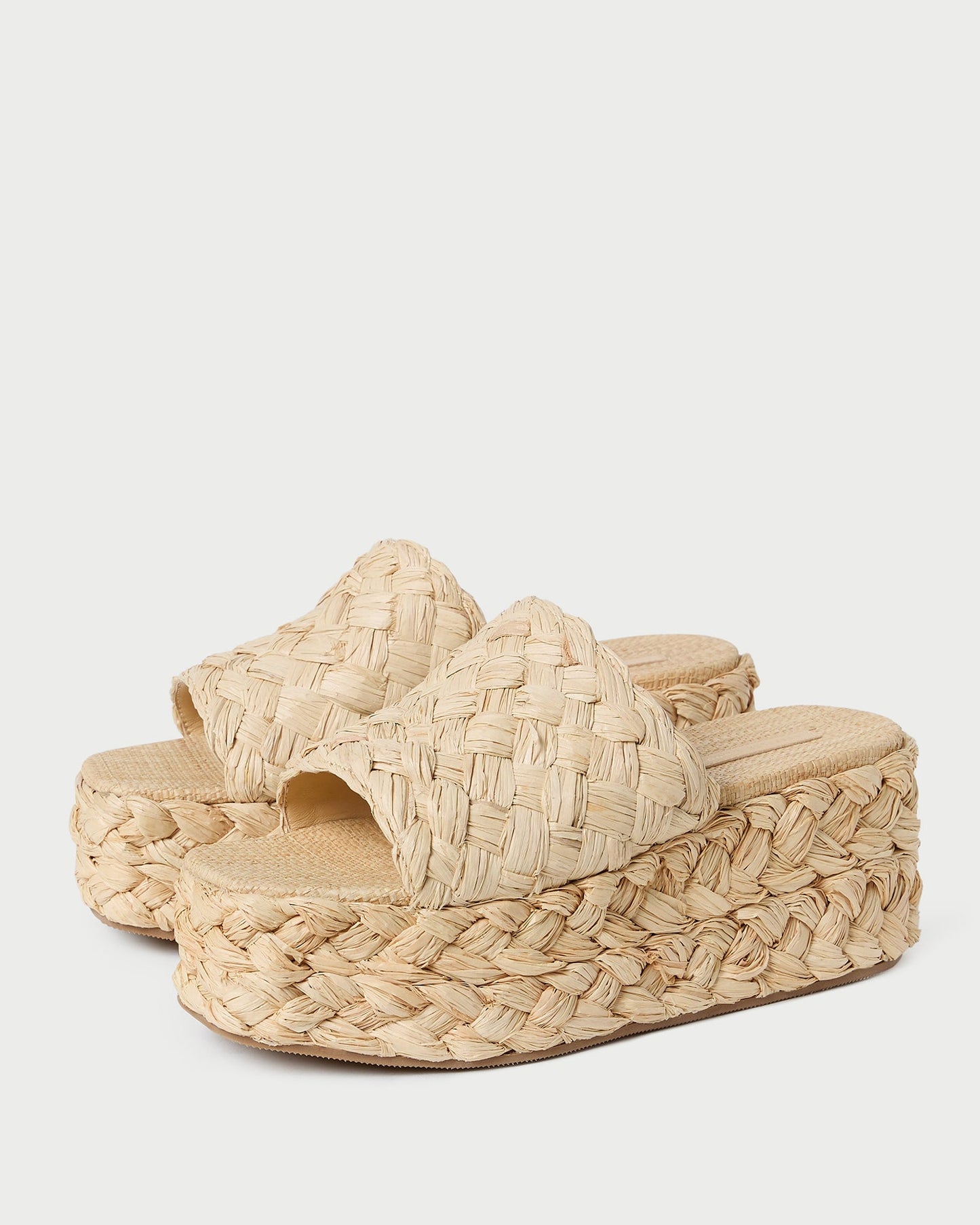 Aaron Natural Braided Straw Mule | Loeffler Randall Women