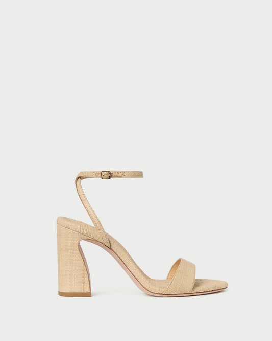 Malia Natural Curved-Heel Sandal | Loeffler Randall Women
