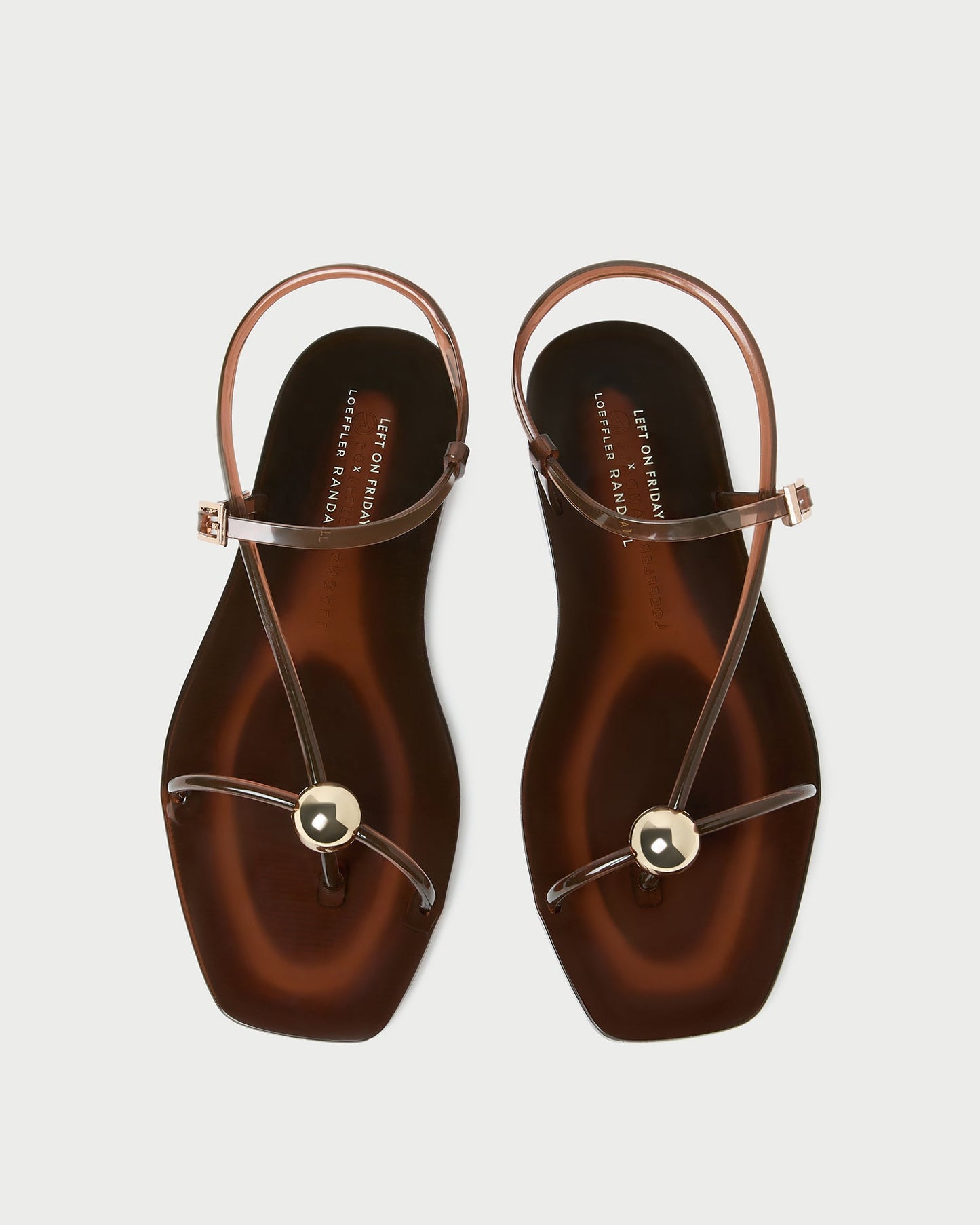 Dana Brown Strappy Jelly Sandal | Loeffler Randall Women