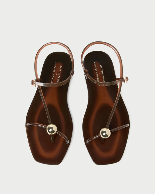 Dana Brown Strappy Jelly Sandal | Loeffler Randall Women
