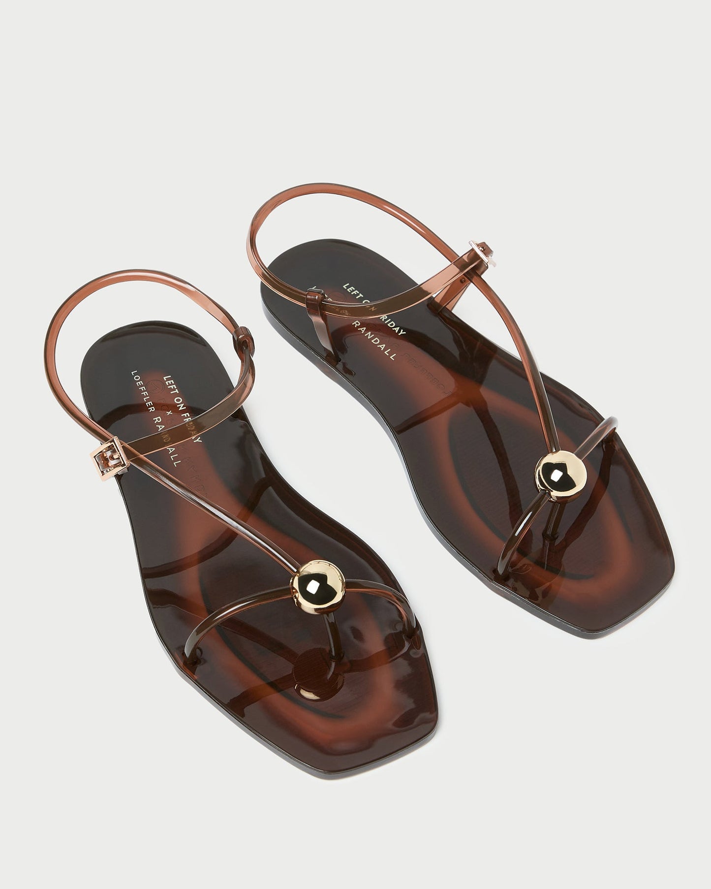 Dana Brown Strappy Jelly Sandal | Loeffler Randall Women
