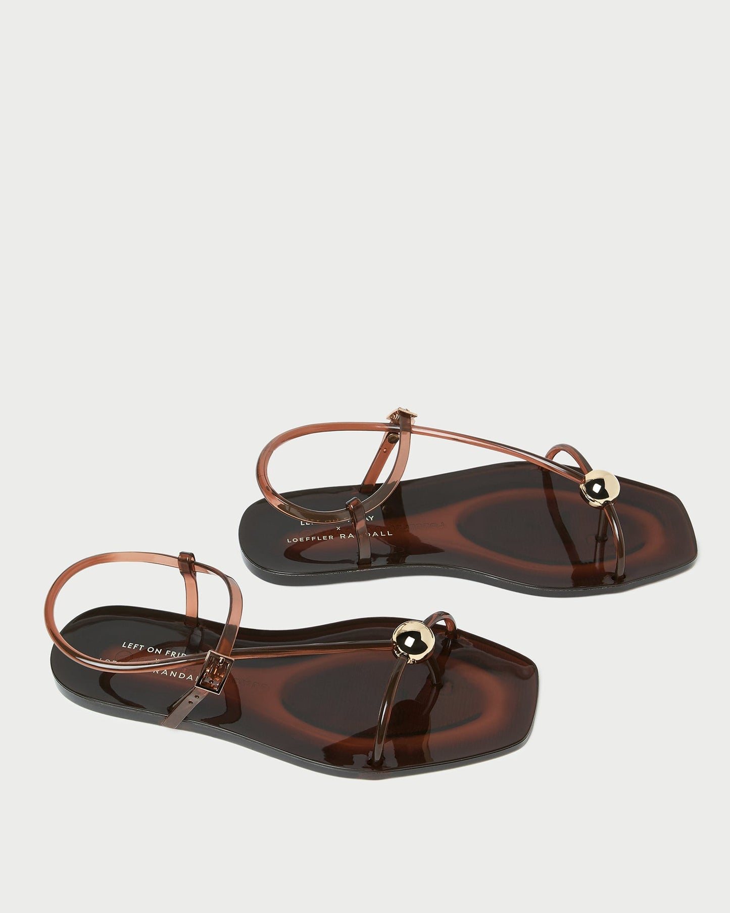 Dana Brown Strappy Jelly Sandal | Loeffler Randall Women