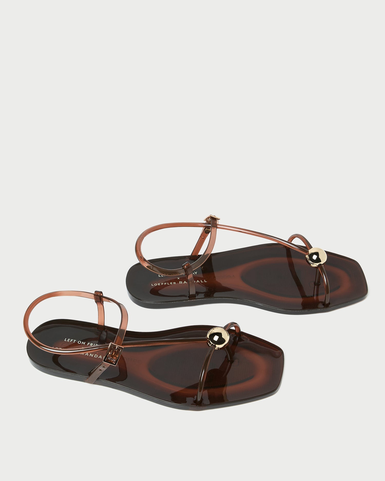 Dana Brown Strappy Jelly Sandal | Loeffler Randall Women