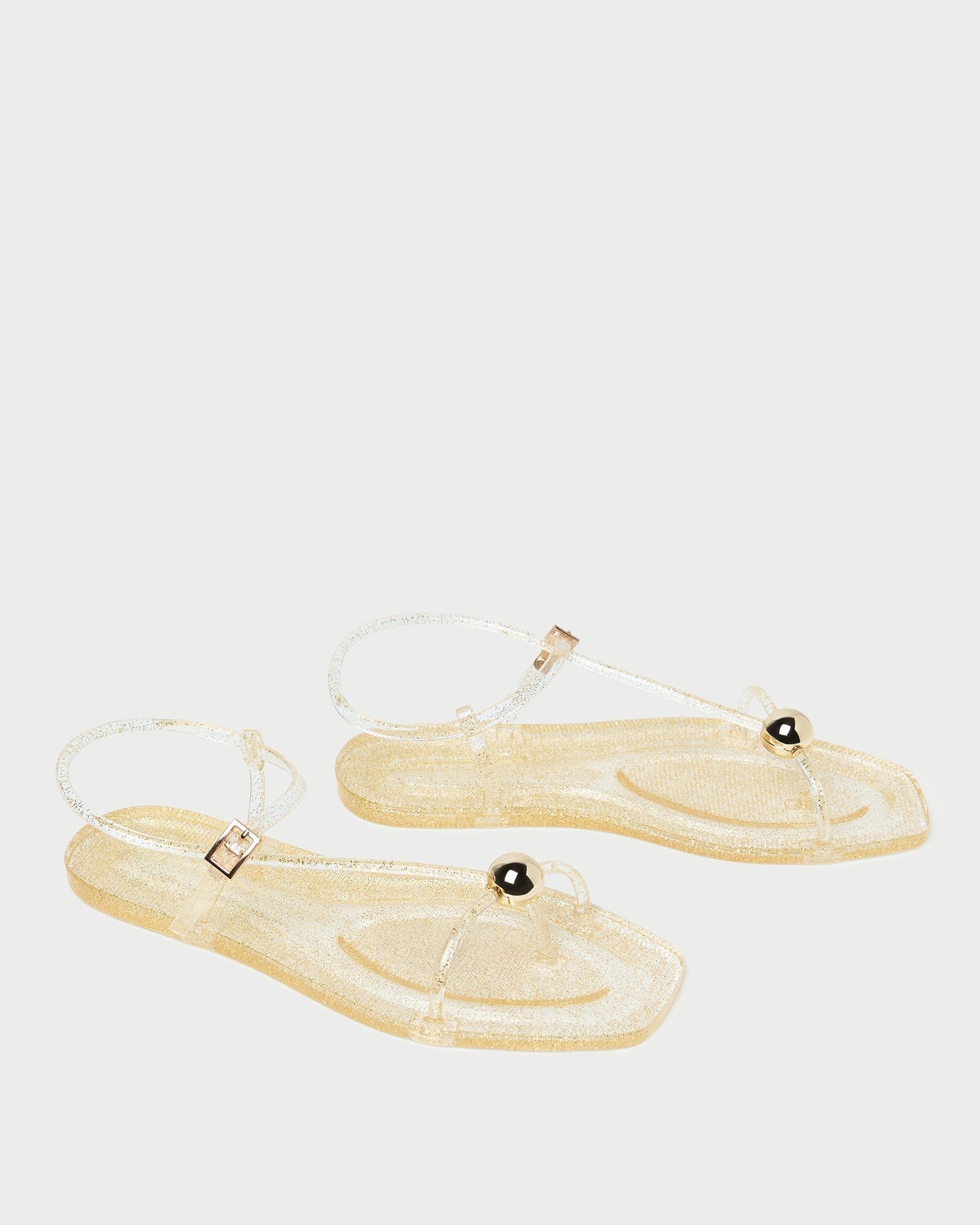 Dana Champagne Strappy Jelly Sandal | Loeffler Randall Women