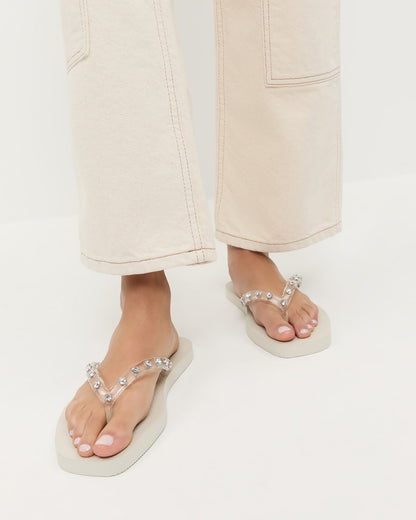 Taryn Cream Jelly Flip Flop | Loeffler Randall Women
