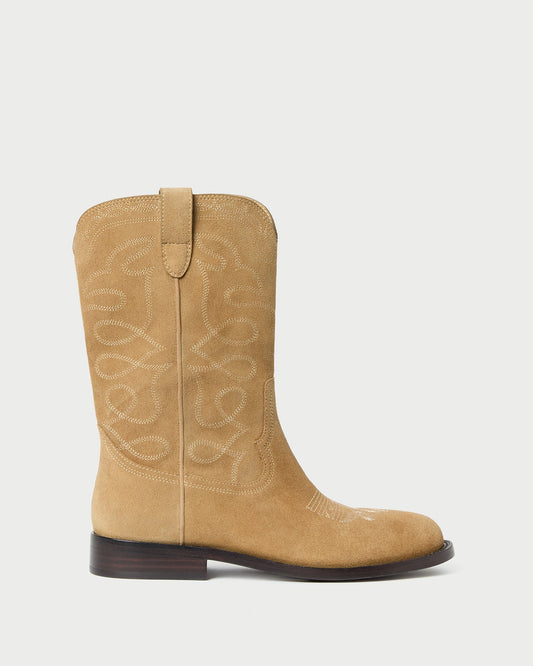 Jett Sand Suede Calf Boot | Loeffler Randall Women