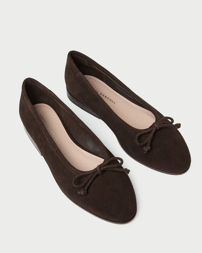 Noelle Brown Suede Ballet Flat | Loeffler Randall Women