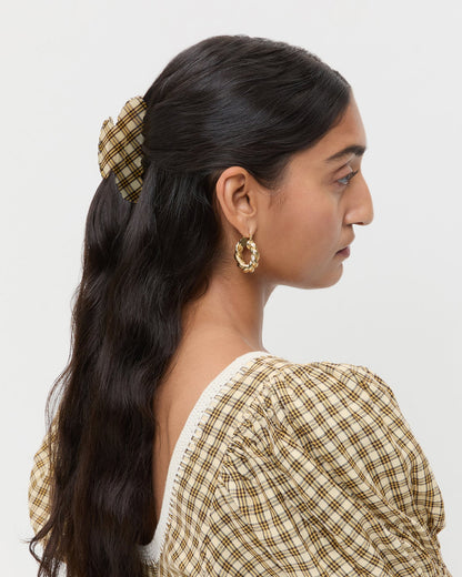 Yuri Butter Plaid Hair Clip Set | Loeffler Randall Women