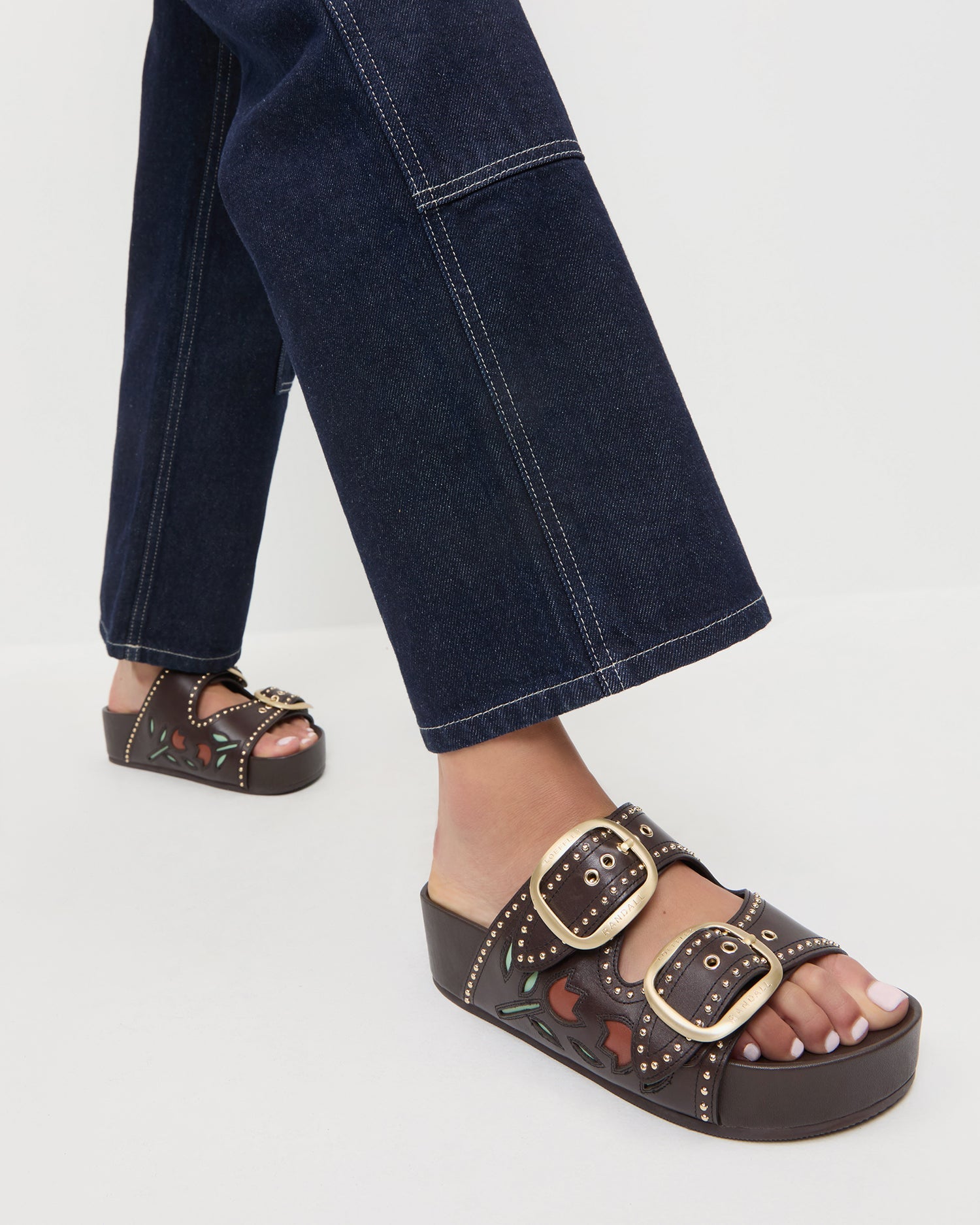 Eve Brown Tulip Two-Band Sandal | Loeffler Randall Women