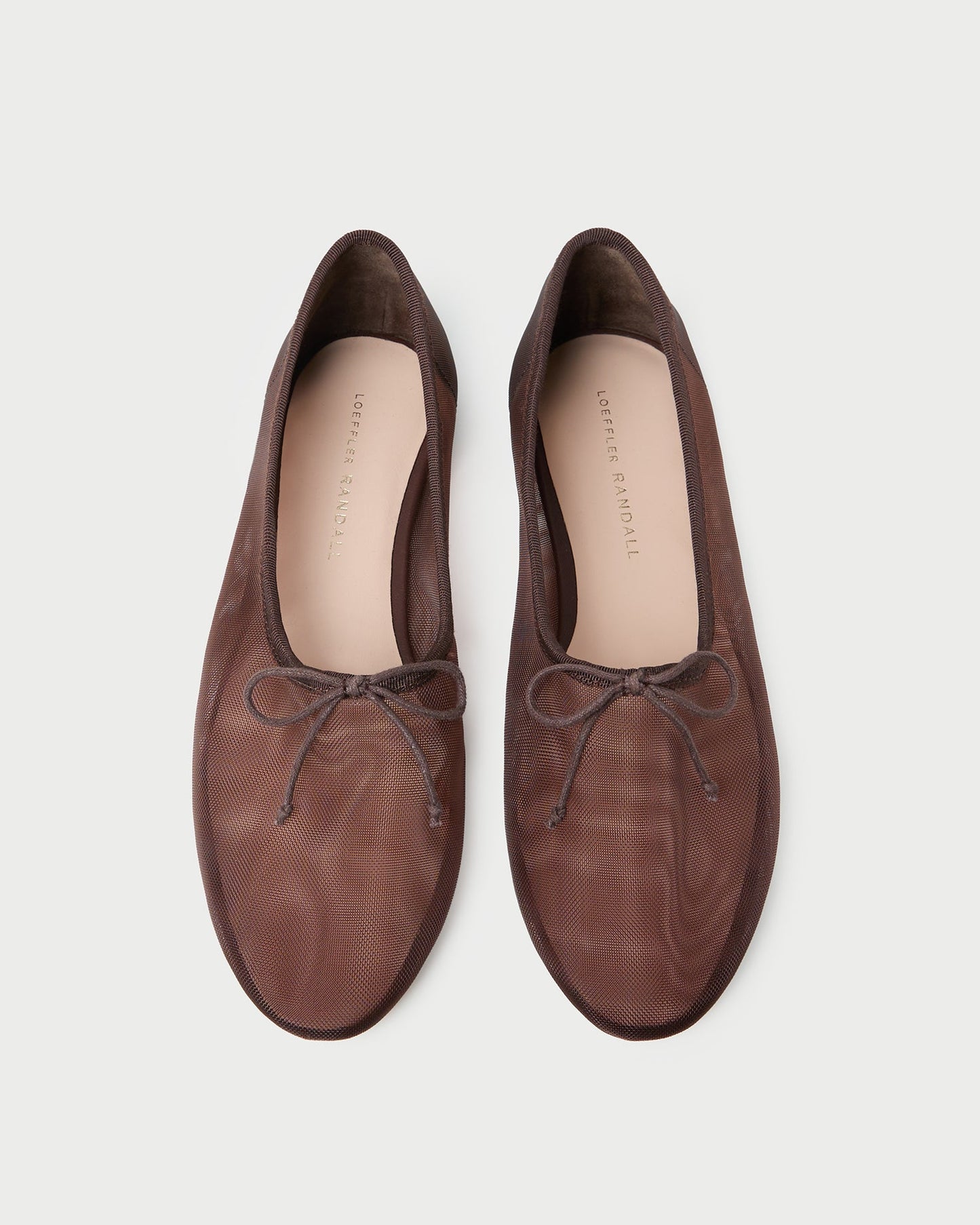 Landon Chocolate Mesh Ballet Flat | Loeffler Randall Women