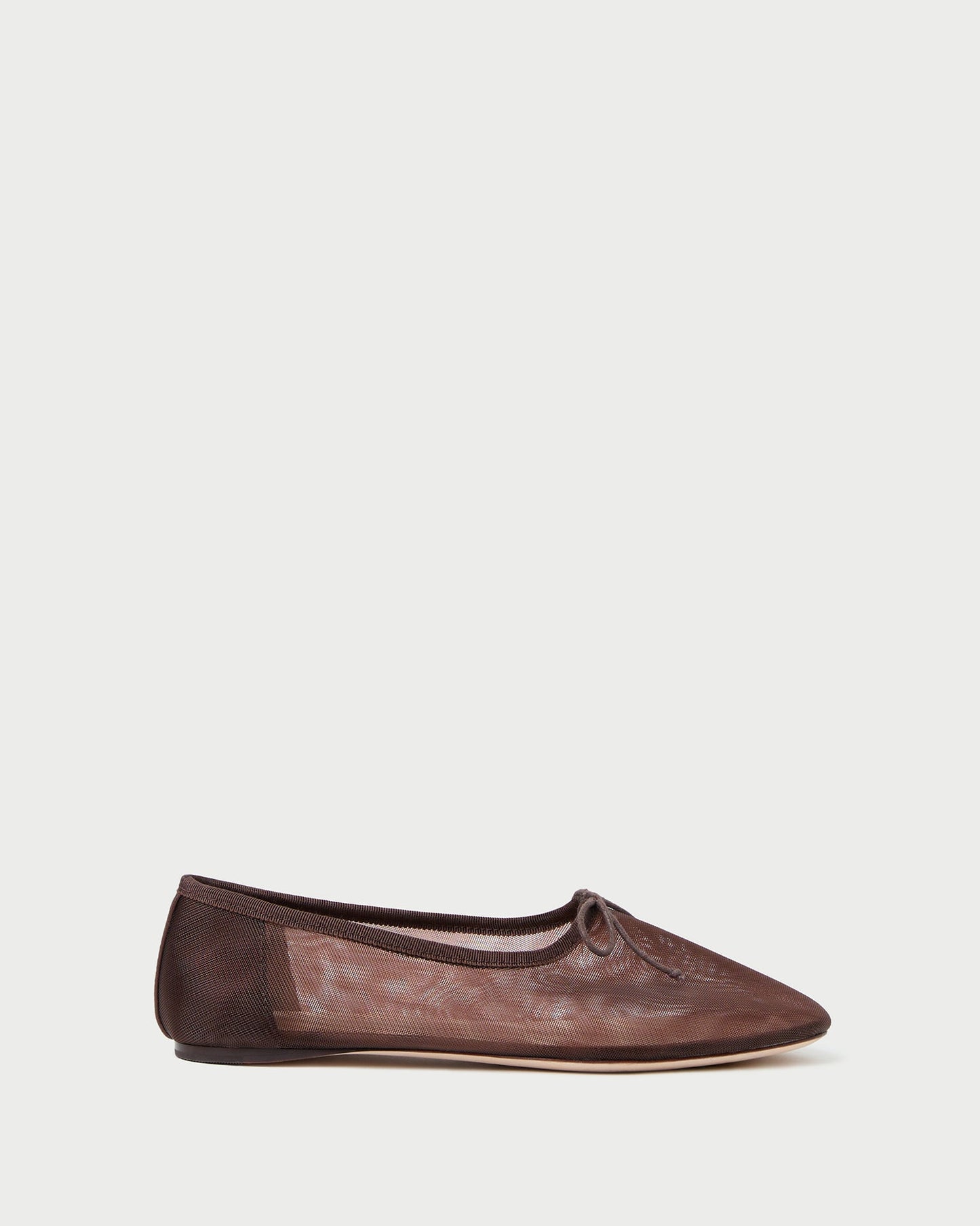 Landon Chocolate Mesh Ballet Flat | Loeffler Randall Women