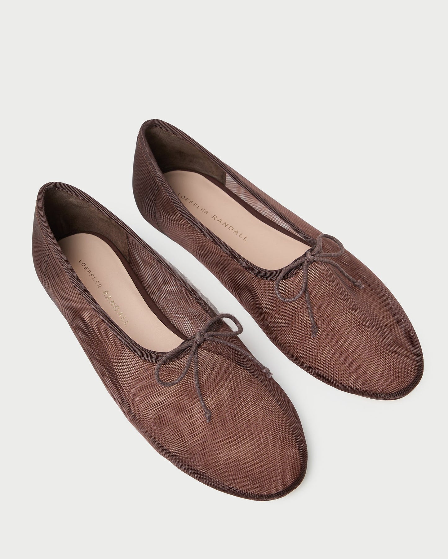 Landon Chocolate Mesh Ballet Flat | Loeffler Randall Women