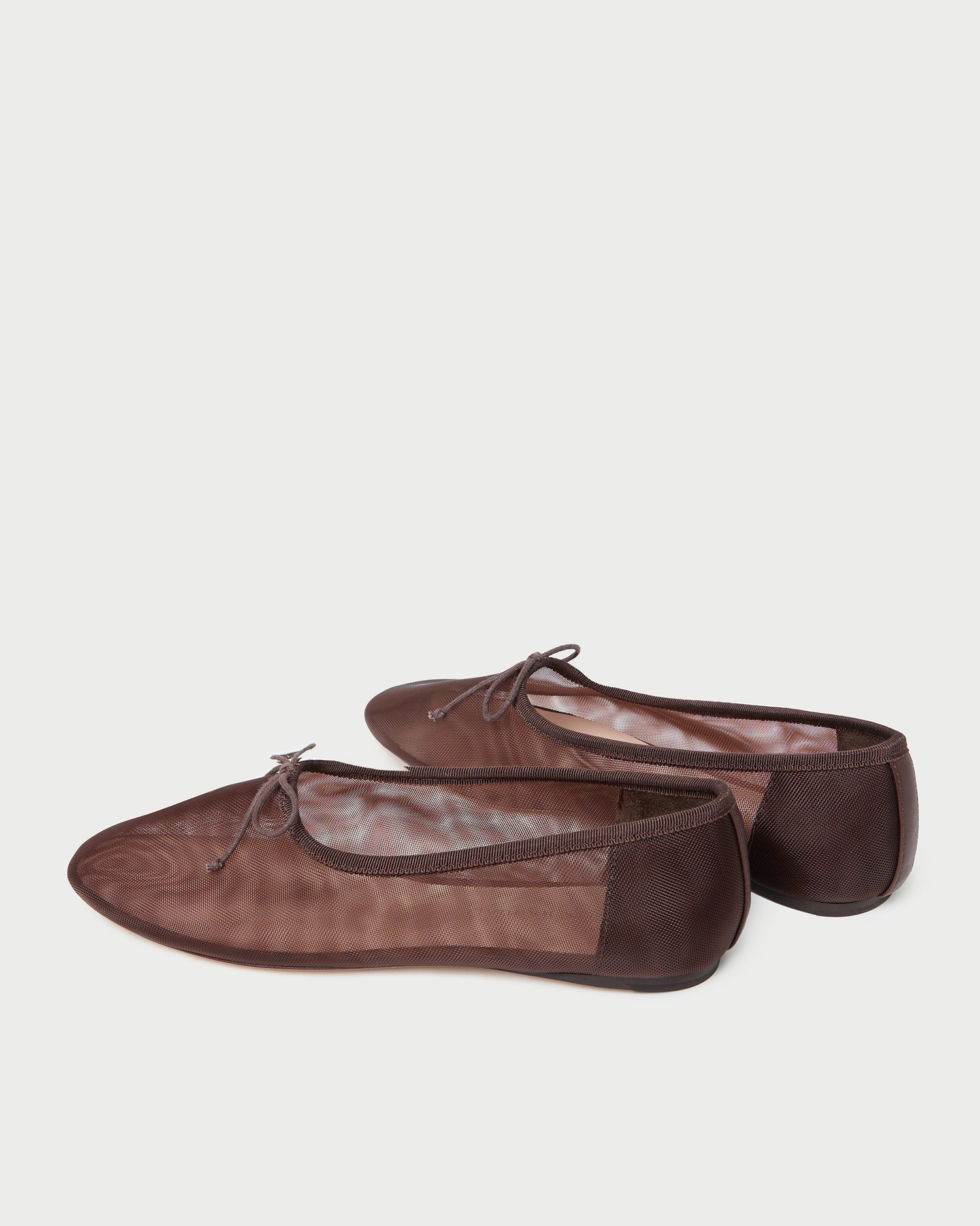 Landon Chocolate Mesh Ballet Flat | Loeffler Randall Women