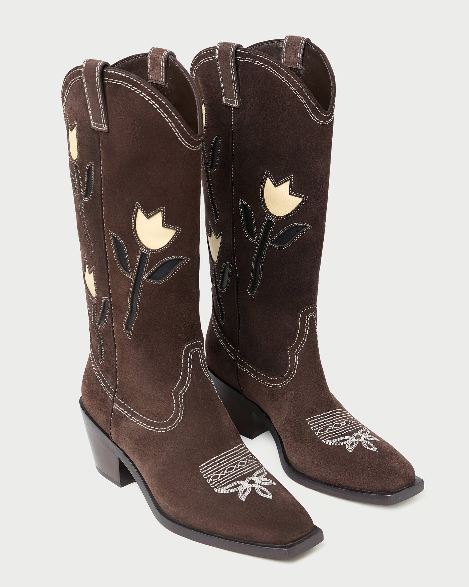 Wilder Brown Suede Tulip Boot | Loeffler Randall Women