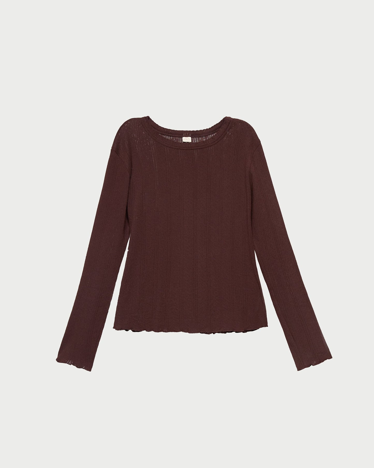 Lolo Pointelle Long-Sleeve Tee | Loeffler Randall Women