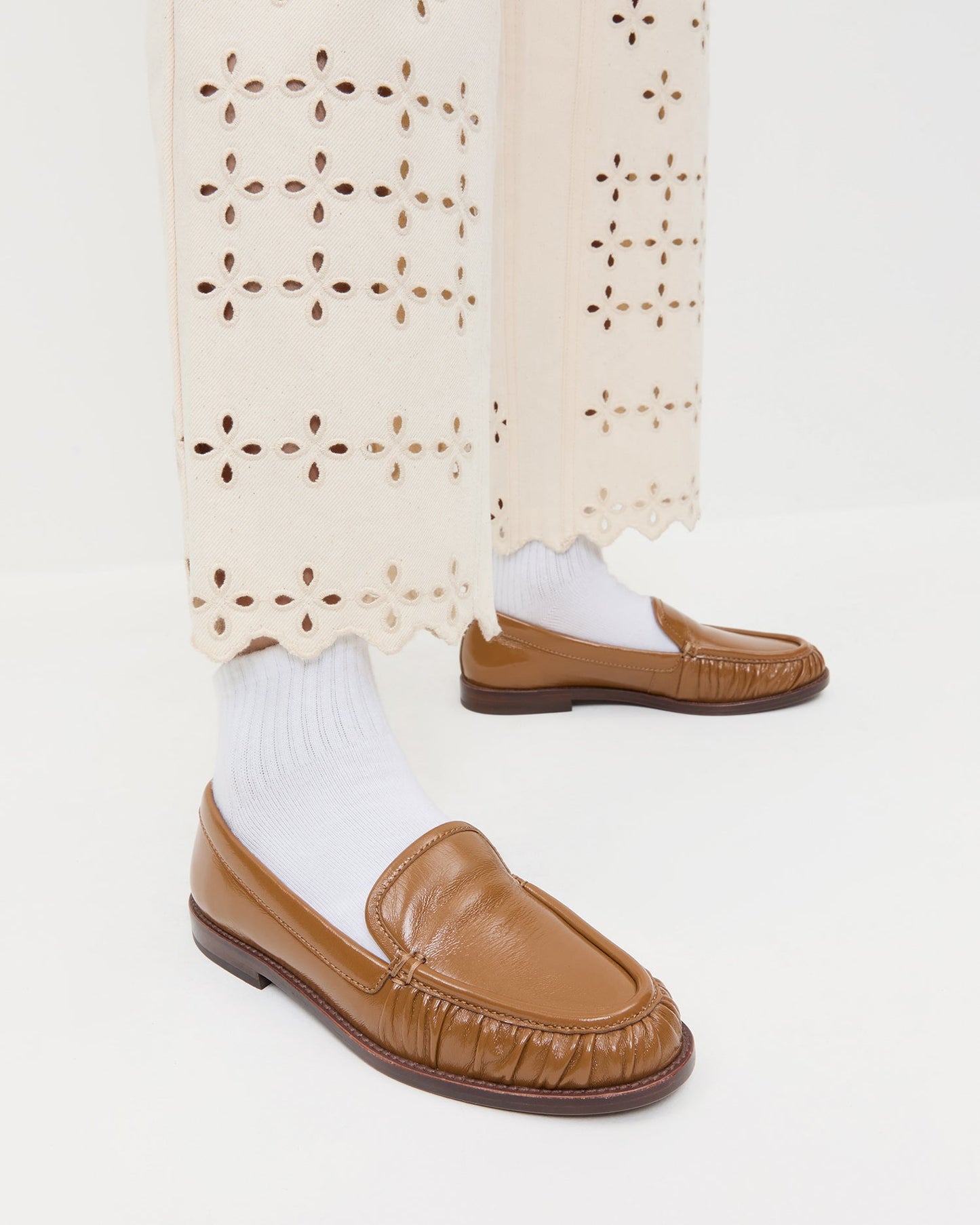 Lucille Safari Leather Loafer | Loeffler Randall Women
