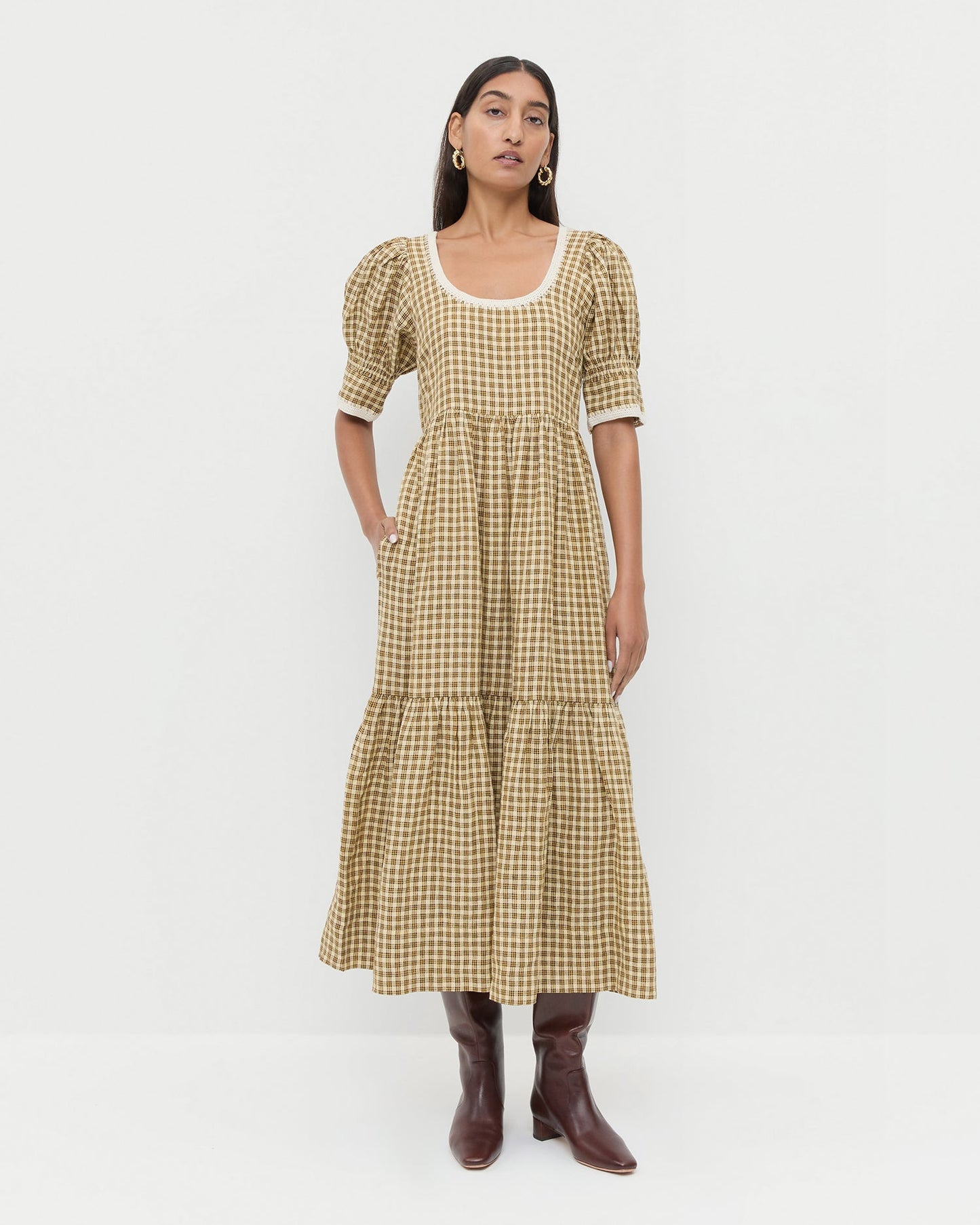 Gillian Puff-Sleeve Dress | Loeffler Randall Women