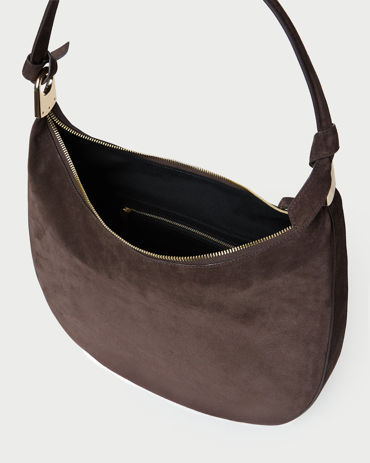 Morgan Brown Suede Shoulder Bag | Loeffler Randall Women