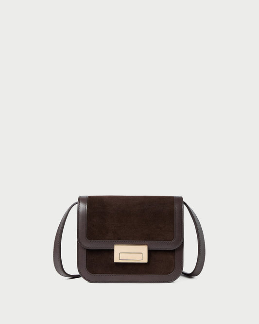 Desi Brown Suede Crossbody | Loeffler Randall Women