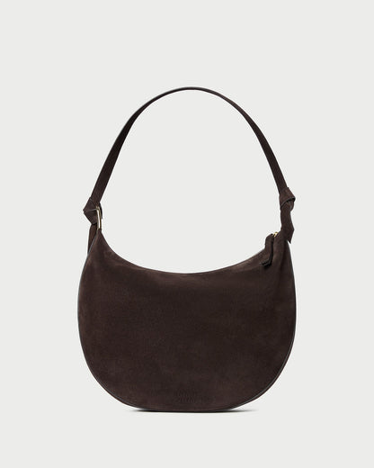 Harlow Brown Suede Shoulder Bag | Loeffler Randall Women