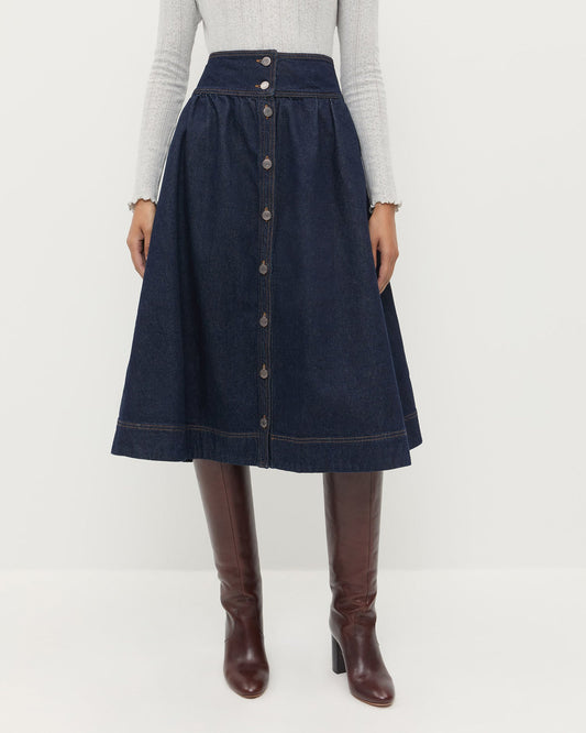 Ruthie Denim Skirt | Loeffler Randall Women