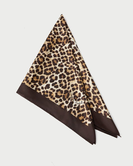 Beverly Leopard Silk Scarf | Loeffler Randall Women